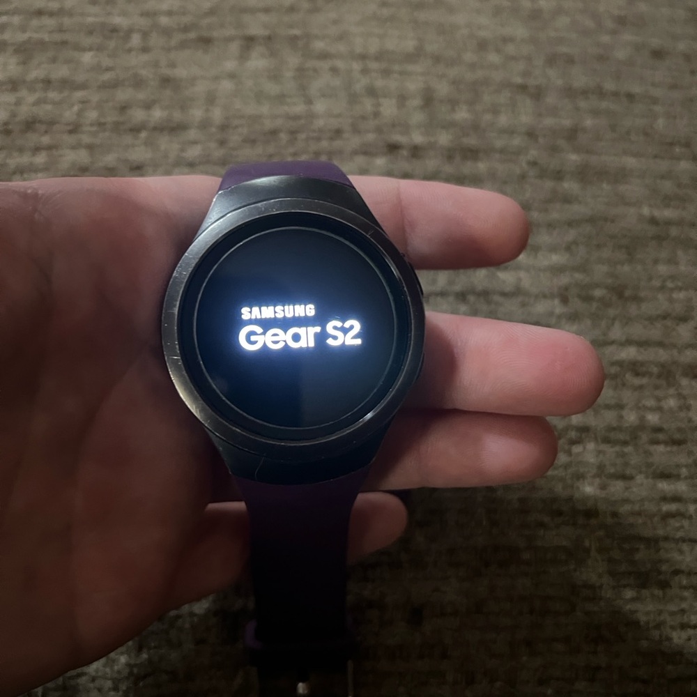 Samsung Galaxy Watch Black Circular Display Fitness Tracker